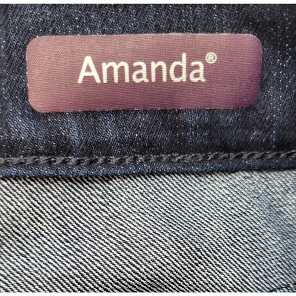 Gloria Vanderbilt Amanda Denim Blue Jeans Size 14S Stretch Slimming Jean - Picture 7 of 12